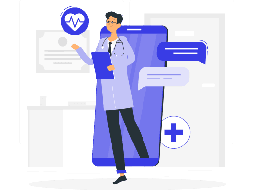 Illustration of a doctor